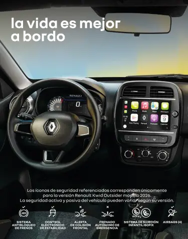 renault-kwid 5 interior-kwid-colombiano