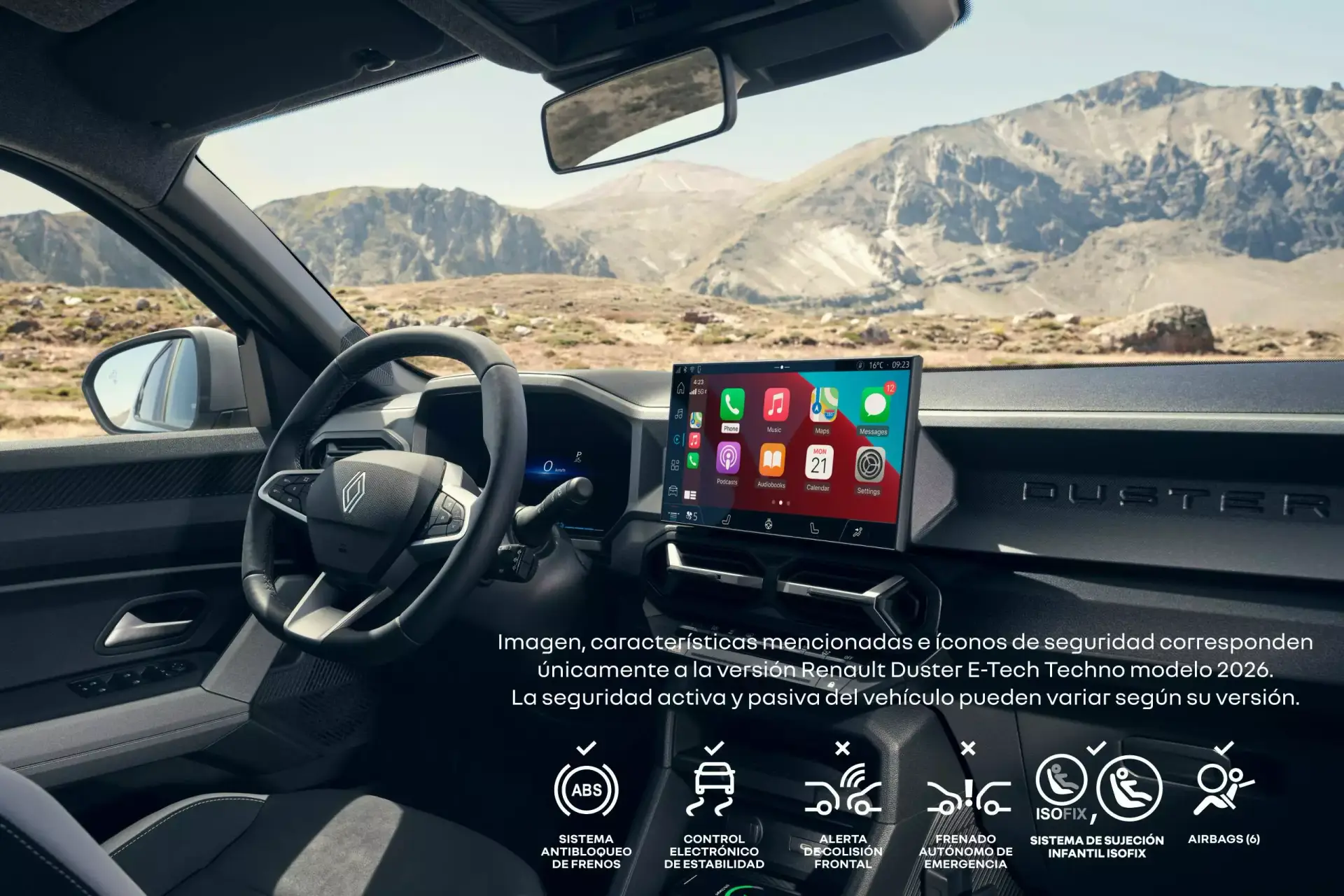 sistema openR multimedia de 10.1" con replicación inalámbrica